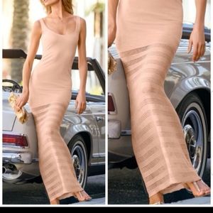 Victoria's secret sheer bottom maxi dress
